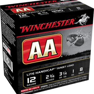 12G Winchester AA Target Load Lite Handicap #8 1290fps 1oz (25 Rounds) AAHLA128