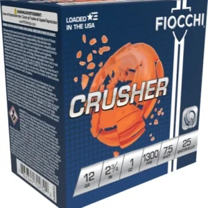 12G Fiocchi Crusher 1oz #8 1300fps 12CRSR8 (25 Rounds) Exacta