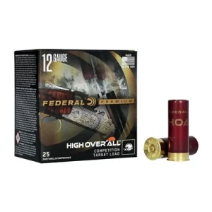 12 Gauge Federal Premium High Over All 2.75″ #7.5 1-1/8oz 1200fps (25 Rounds) HOA12H 7.5