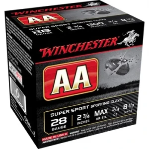 28G Winchester AA Target Load #8.5 1300fps 3/4oz (25 Rounds) AASC2885
