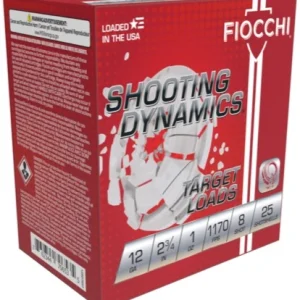 12g Fiocchi Shooting Dynamics 1170fps #8 1oz (25 Rounds) 12SD1L8
