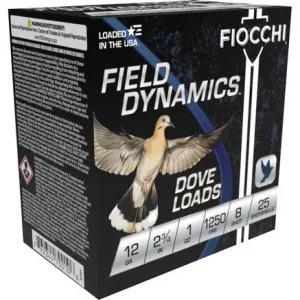 12G Fiocchi Game & Target 1oz #8 Shot Lead 1250fps (25 Rounds) 12GT8 **NO LOCAL PICKUP*